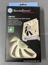 Silverstone FM121 120mm White Dual Ball-Bearing Fan picture