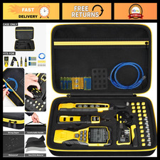 Cable Tester Case for Klein VDV501-851/VDV526-200 - Durable Black & Yellow Stora picture