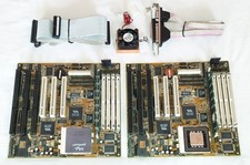 ZIDA 5SVA double Socket 7 set, with 100 and 200Mhz Intel Pentium CPU picture