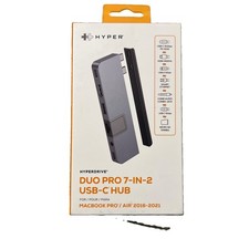 HyperDrive Duo Pro  7-in-2 USB-C Hub for MacBook Pro/Air 2016-2021 picture