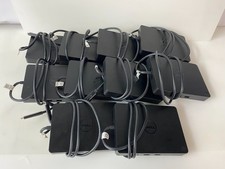 Lot of 10 DELL WD15 K17A USB-C DOCKING STATION 4K TESTED w/Adapter *QTY picture