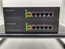 BV-Tech  POE-SW501 Gigabit POE Network Switch 4 Port+ UP/Link picture