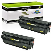 2PK CF362X Yellow Toner Cartridge Compatible with HP 508X LaserJet MFP M577dn M5 picture
