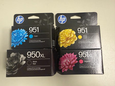 HP 951XL 950XL HP951 Ink Cartridges Cyan Magenta Yellow Black Genuine NIB picture