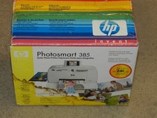 HP PHOTOSMART 385 GOGO Digital PHOTO Inkjet PRINTER Q6387A NEW picture