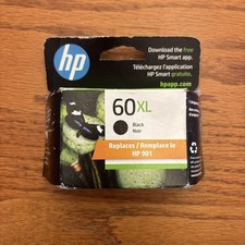 HP 60XL Black Ink Cartridge OEM Genuine Expired May 2025 NIB picture