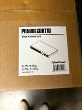 CyberPower PR500LCDRT1U 500VA 400W Rackmount UPS LCD Surge 10-Outlets Black picture