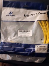 RJ45 pack of six Patch Cords 1 ft Cables. picture