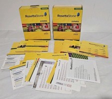 Rosetta Stone Spanish HOMESCHOOL CD software and audio companion levels 1-2 picture