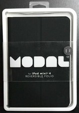 NEW Modal iPad Mini 4 Black/Gray Reversible FOLIO Case Slim Folding Stand Cover picture