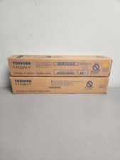 Toshiba T-FC50U-Y (TFC50UY) Yellow Toner Cartridge E Studio 2555C Lot of 2 picture