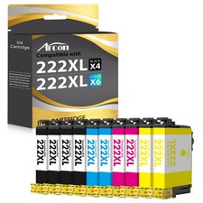 222XL Replacement Ink Cartridges forEpson 222XL for Expression Home XP-5200 Lot picture