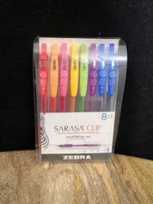 Zebra Sarasa Clip 0.5mm Gel Pens 8-Pack and Zebra Starter Set 8-Pack Bundle picture