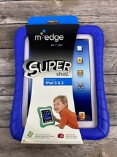 MEdge Supershell Tough Slim Case for iPad 2 3 Shockproof Blue New picture