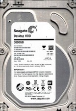 Seagate ST3000DM003 P/N: 1F216N-568 F/W: CC54 3TB SU S30 picture