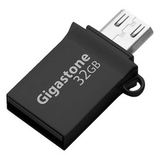 Gigastone OTG USB Drive Metal OTG 32GB USB 3.0 Flash Drive , (GS-U332OTG-R) picture