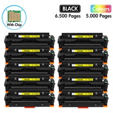 10PK CF412X Yellow Toner Fit for HP 477X Color LaserJet Pro MFP M477dw M477fdn picture
