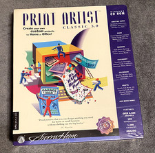 Print Artist Classic Sierra Home 3.0 Windows 95/3.1 CD-Rom New,  Sealed, NOS picture