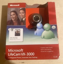 Microsoft Lifecam VX-3000 USB 2.0 Webcam New in Box picture
