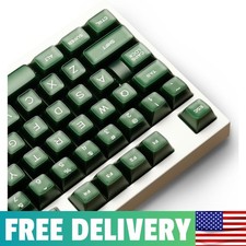 Emerald Jade Keycaps 142 Keys Double Shot PBT Keycaps RSA Profile Translucent picture