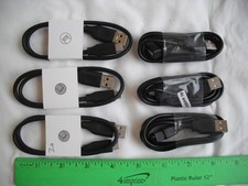Lot of 6 Assorted USB Cables, 4 USB C to A 18