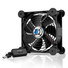 120mm USB Fan, USB Computer Fan with 3 Speed Switch 5V USB Powered 2000 RPM 1... picture
