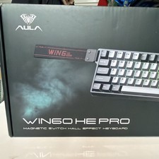 Open Box - AULA WIN60 HE PRO 60 Mechanical Gaming Keyboard Magnetic Switch Black picture