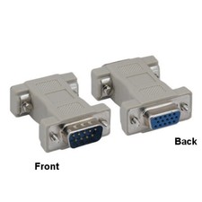 Kentek DB9 9Pin Male to HD15 15Pin Female Adapter Connector CGA VGA Video RS-232 picture