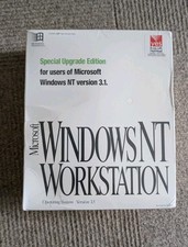 Microsoft Windows NT Workstation Version 3.5 Upgrade Edition Big Box NOS SEALED picture