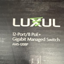 Luxul AMS-1208P Managed Switch 12-Port, 8 PoE+ Gigabit picture