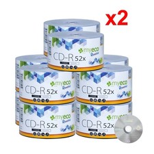 1000 Pack MyEco CD-R CD 52X 700MB 80Min Economy Logo Blank Recordable Media Disc picture