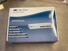 Allied Telesis AT-FS708/PoE 8 Port 10/100Mbps w/ Accessories picture