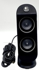 Logitech X-530 5.1 Replacement Stereo Computer Speaker Front Black Plug picture