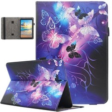 Universal 10 10.1 11 Inch Android Tablet Case, Nannxiebky 01 Purple Butterfly  picture