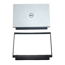 New White Back Cover+ Bezel For Dell G15 5511 5515 5510 Top Lid 0W9XD4 W9XD4 US picture