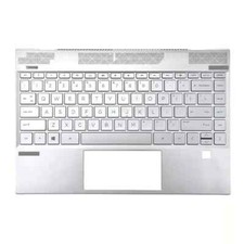 Top Palmrest Case Keyboard L53415-001 TPN-W144 Silver For HP Envy X360 13-AQ 1x picture