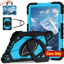 Shockproof Cover Case for T-Mobile Revvl Tab 2 10.1 inch - WESOROL Black Blue picture