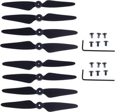 2 Sets 8 Pack Black F7 Propellers Compatible with Bwine F7 GB2 F7 SJRC F7S F7 picture