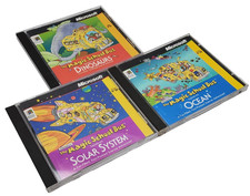 Bundle The Magic School Bus: Dinosaurs + Solar System + Oceans ~ Microsoft VTG picture