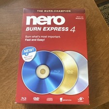 Nero Burn Express 4 CD DVD Bluray Copy Rip Convert Backup Protect New Sealed picture