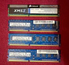 16GB DDR3 Desktop RAM Lot 4x4GB SK Hynix + Corsair XMS3 1333/1600MHz picture
