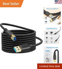 USB 3.0 Cable A Male to B Male 20Ft,Superspeed USB 3.0 A-B/A Male to B Male C... picture
