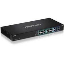 TRENDnet 18-Port Gigabit High Power PoE+ Switch (tpe-tg182f) (tpetg182f) picture
