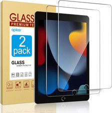 Apiker 2 Pack Screen Protector for Ipad 9Th 8Th 7Th Generation 10.2 Inch, Temper picture