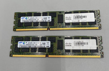 Lot Of2 Samsung DDR3 8GB (2 x 8GB = 16GB)PC3 10600R MHz RAM Memory Excellent/Big picture