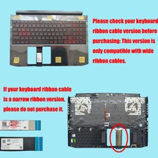 New For Acer Nitro AN515-44 AN515-55 Palmrest Backlit Keyboard 6B.Q7KN2.033 US picture