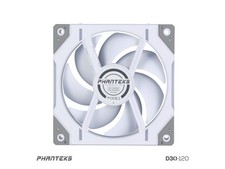 Phanteks D30-120 DRGB PWM FAN, Reverse Airflow Model, Premium D-RGB Performance picture