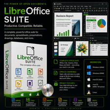 LibreOffice Software Suite | Windows Mac Linux | Home Student Business | CD picture