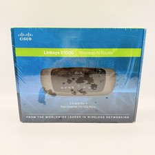 Cisco Linksys E1000 Wireless-N 300 Mbps Wi-Fi Router 2.4 GHz SEALED NEW picture
