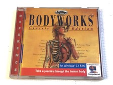 Vintage CD-ROM BODYWORKS Classic Edition Soft key  Windows BDC344DE-CD Anatomy picture
